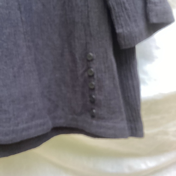 Soft Surroundings Black Blouse with Button Detail, size XL - Picture 2 of 8